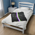 Grunge Genderqueer Pride Flag Stripe Velveteen Plush Blanket